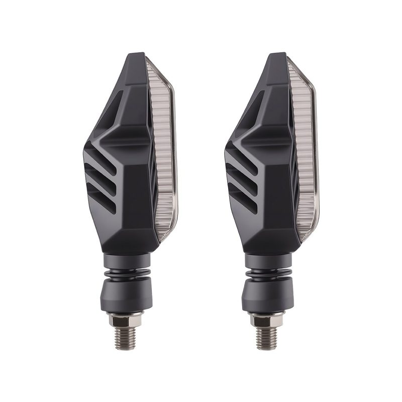AC-0008PRO Red Leaf Motorcycle LED DRL Turn Signal Pair multi-view product reference