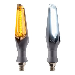 AC-0105 Spear Motorcycle LED DRL Turn Signal Pair