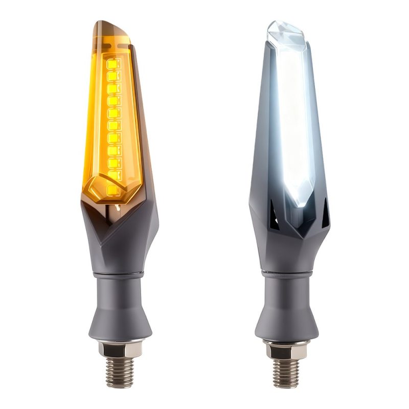 AC-0105 Spear Motorcycle LED DRL Turn Signal Pair
