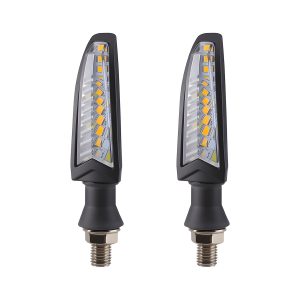 Ac 0106 Slim Wedge Motorcycle Led Drl Turn Signal 02 Ac 0106 Slim Wedge Motorcycle Led Drl Turn Signal 02 AC-0106 Slim Wedge Motorcycle LED DRL Turn Signal Pair alternate front reference
