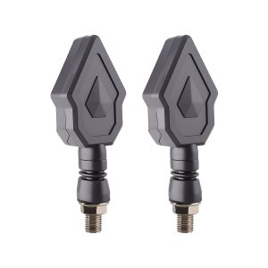 AC-0167 Yellow Spear Motorcycle LED DRL Turn Signal Pair multi-view product reference