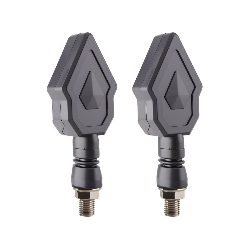 AC-0167 Yellow Spear Motorcycle LED DRL Turn Signal Pair multi-view product reference