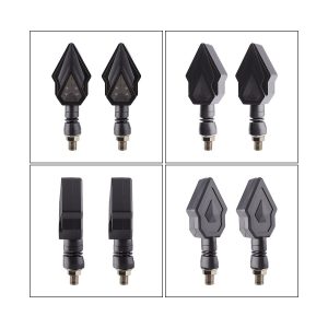 AC-0167 Yellow Spear Motorcycle LED DRL Turn Signal Pair package or application reference