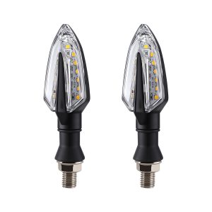AC-0214 Bullet Motorcycle LED DRL Turn Signal Pair