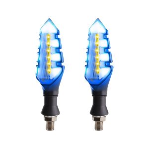 Ac 0254 B Blue Arrow Motorcycle Led Drl Turn Signal 03 Ac 0254B Blue Arrow Motorcycle Led Drl Turn Signal 03 AC-0254-B Blue Arrow Motorcycle LED DRL Turn Signal Pair side or rear reference