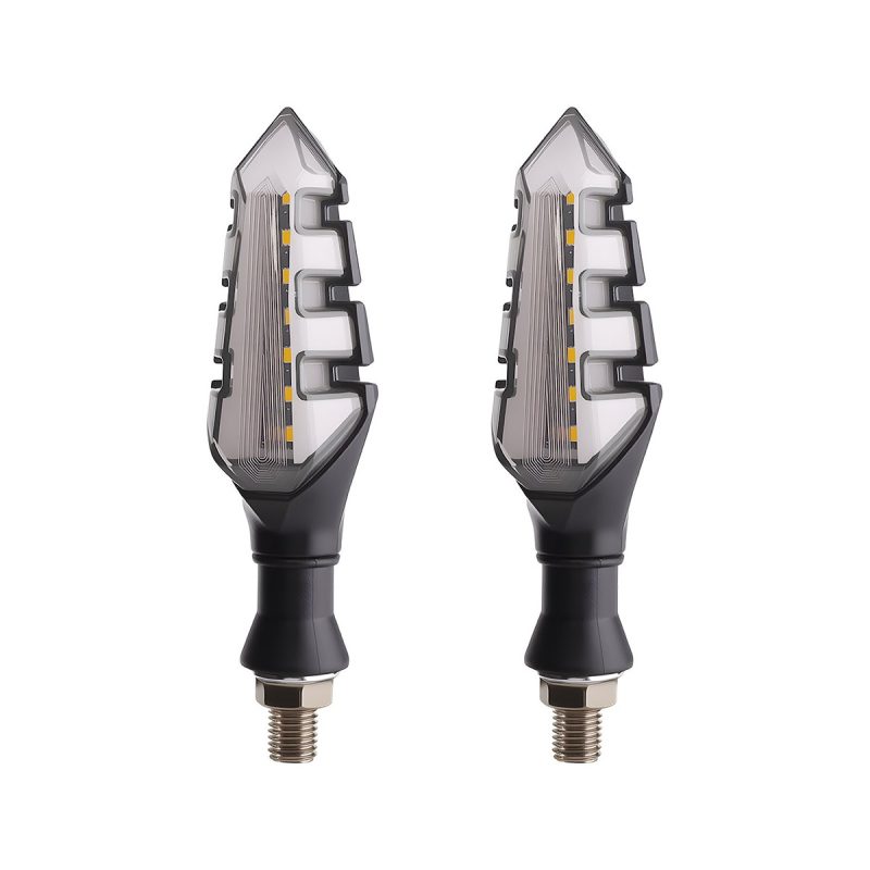 Ac 0254 B Blue Arrow Motorcycle Led Drl Turn Signal 04 Ac 0254B Blue Arrow Motorcycle Led Drl Turn Signal 04 AC-0254-B Blue Arrow Motorcycle LED DRL Turn Signal Pair detail angle reference