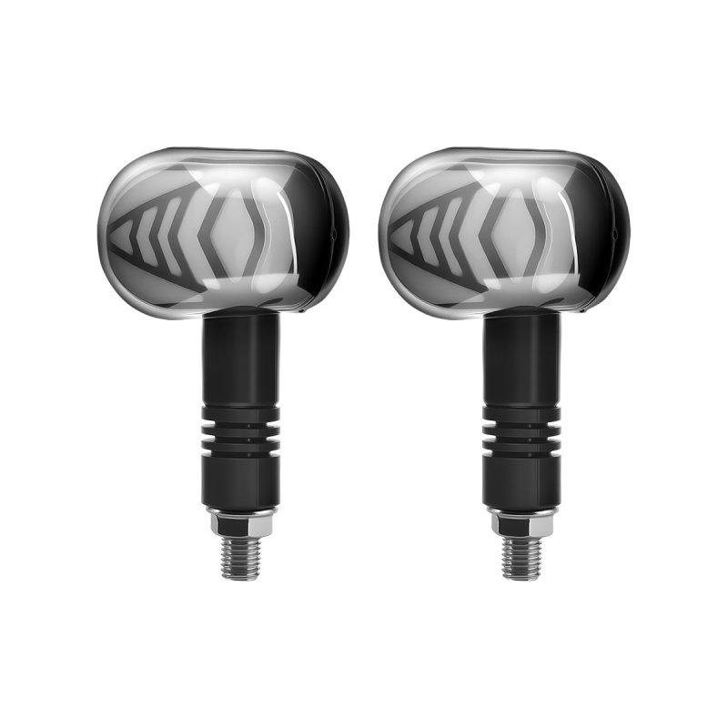 Ac 0260 Zebra Stripe Motorcycle Led Drl Turn Signal 02 Ac 0260 Zebra Stripe Motorcycle Led Drl Turn Signal 02 AC-0260 Zebra Stripe Motorcycle LED DRL Turn Signal Pair alternate front reference
