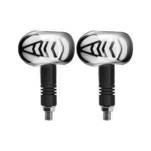 Ac 0260 Zebra Stripe Motorcycle Led Drl Turn Signal 03 Ac 0260 Zebra Stripe Motorcycle Led Drl Turn Signal 03 AC-0260 Zebra Stripe Motorcycle LED DRL Turn Signal Pair side or rear reference
