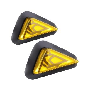 AC-0275 Triangle Motorcycle LED DRL Turn Signal Pair