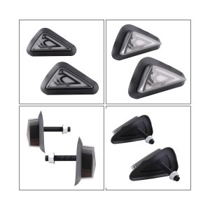 AC-0275 Triangle Motorcycle LED DRL Turn Signal Pair package or application reference