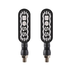 AC-0284 Vertical Pill Motorcycle LED DRL Turn Signal Pair