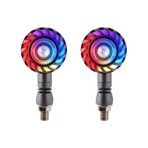 Ac 0285 Round Rgb Halo Motorcycle Led Drl Turn Signal 06 Ac 0285 Round Rgb Halo Motorcycle Led Drl Turn Signal 06 AC-0285 Round RGB Halo Motorcycle LED DRL Turn Signal Pair package or application reference