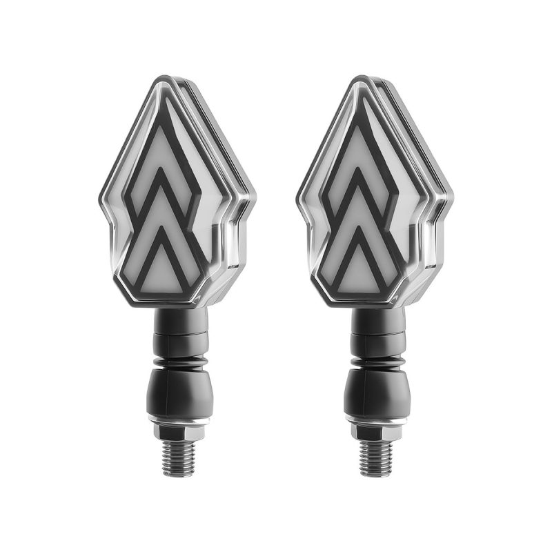 AC-0287 Arrow Motorcycle LED DRL Turn Signal Pair lighting color reference