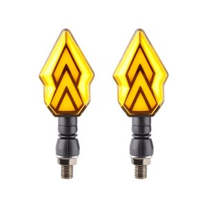 AC-0287 Arrow Motorcycle LED DRL Turn Signal Pair effect reference