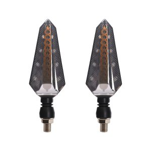 AC-0310 Long-Arrow Motorcycle LED DRL Turn Signal Pair