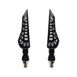 AC-0313 Fin-Shape Motorcycle LED DRL Turn Signal Pair