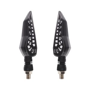 AC-0313 Fin-Shape Motorcycle LED DRL Turn Signal Pair multi-view product reference