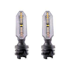 AC-0366 Yellow Bar Motorcycle LED Flow Turn Signal Pair