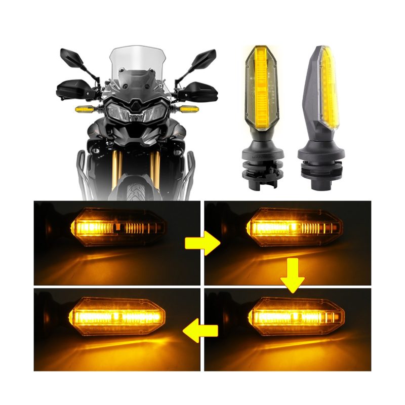 Source image showing yellow flowing light sequence reference.