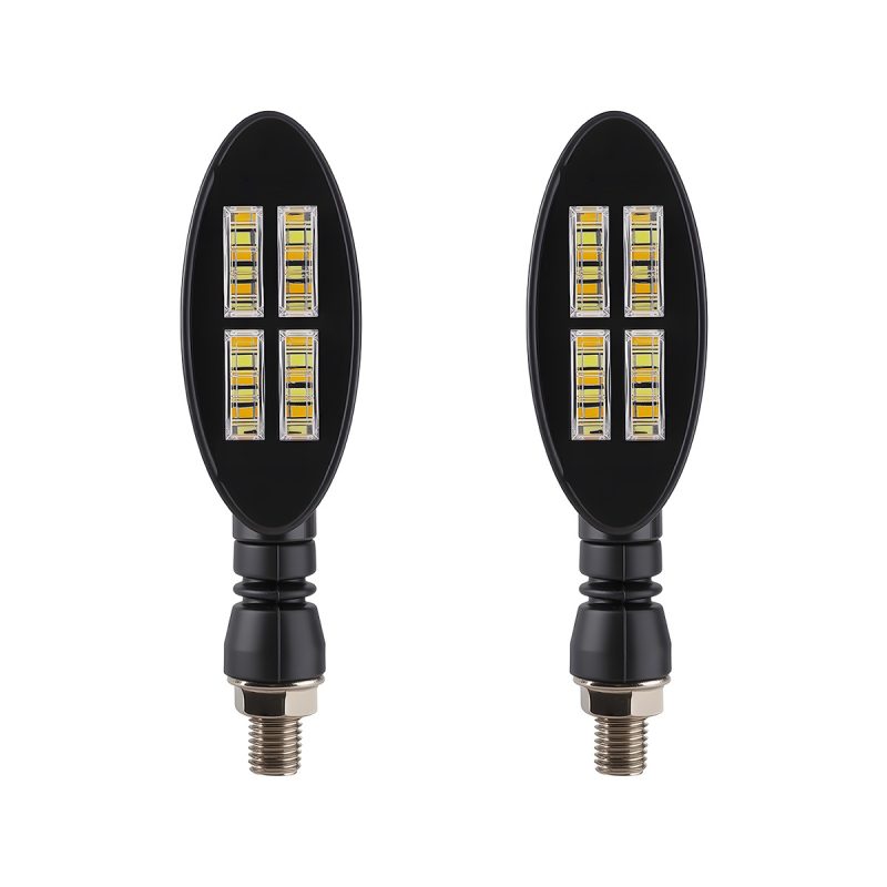Ac 0814 Oval Bar Motorcycle Led Drl Turn Signal 01 Ac 0814 Oval Bar Motorcycle Led Drl Turn Signal 01 AC-0814 Oval-Bar Motorcycle LED DRL Turn Signal Pair