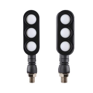 AC-0815S Traffic-Light Motorcycle LED DRL Turn Signal Pair