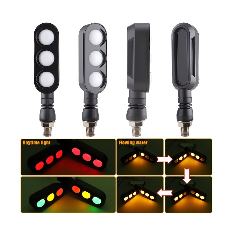Ac 0815S Traffic Light Motorcycle Led Drl Turn Signal 06 Ac 0815S Traffic Light Motorcycle Led Drl Turn Signal 06 AC-0815S Traffic-Light Motorcycle LED DRL Turn Signal Pair detail reference