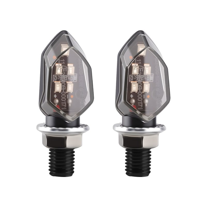 Ac 0821 Blue Faceted Motorcycle Led Drl Turn Signal 03 Ac 0821 Blue Faceted Motorcycle Led Drl Turn Signal 03 AC-0821 Blue Faceted Motorcycle LED DRL Turn Signal Pair side or rear reference