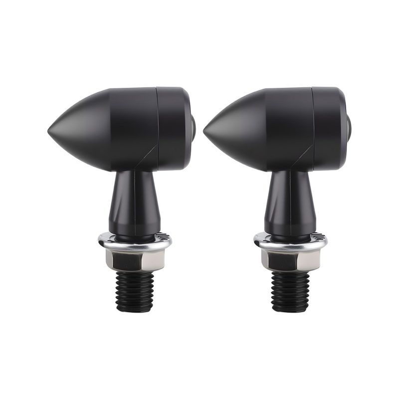 Ac 0822 Round Bullet Motorcycle Led Drl Turn Signal 04 Ac 0822 Round Bullet Motorcycle Led Drl Turn Signal 04 AC-0822 Round Bullet Motorcycle LED DRL Turn Signal Pair detail angle reference