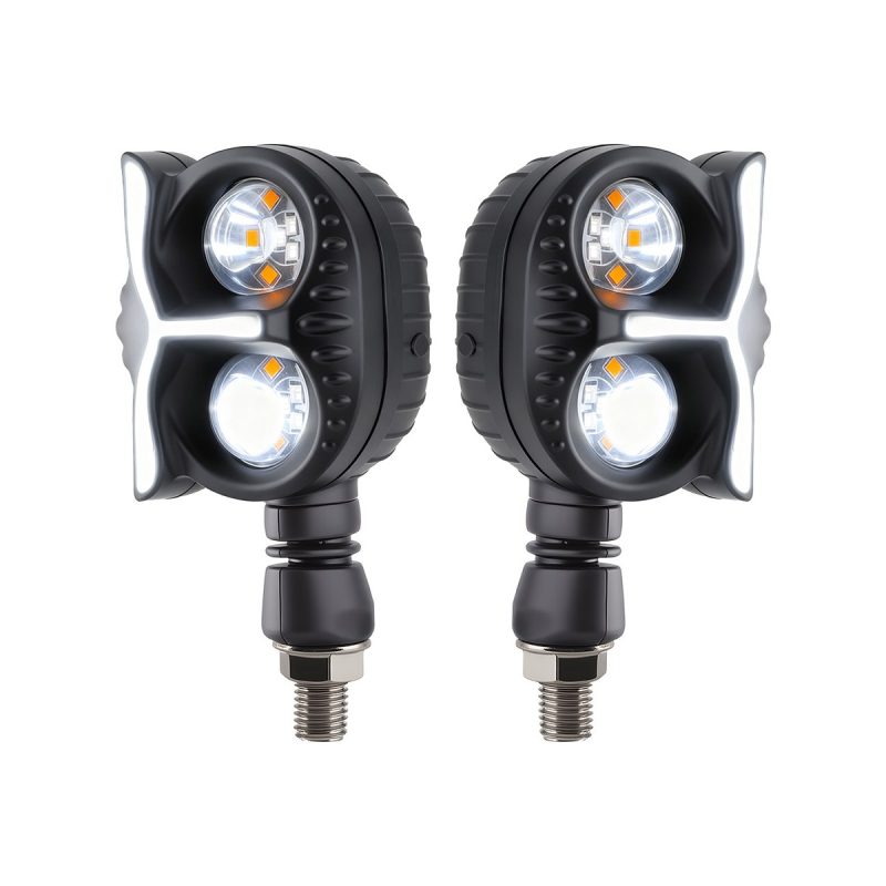 Ac 0823 Dual Lens White Motorcycle Led Drl Turn Signal 02 Ac 0823 Dual Lens White Motorcycle Led Drl Turn Signal 02 AC-0823 Dual-Lens White Motorcycle LED DRL Turn Signal Pair alternate front reference