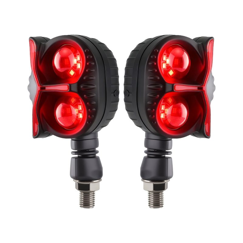 Ac 0824Pro Dual Lens Motorcycle Led Drl Turn Signal 04 Ac 0824Pro Dual Lens Motorcycle Led Drl Turn Signal 04 AC-0824PRO Dual-Lens Motorcycle LED DRL Turn Signal Pair detail angle reference