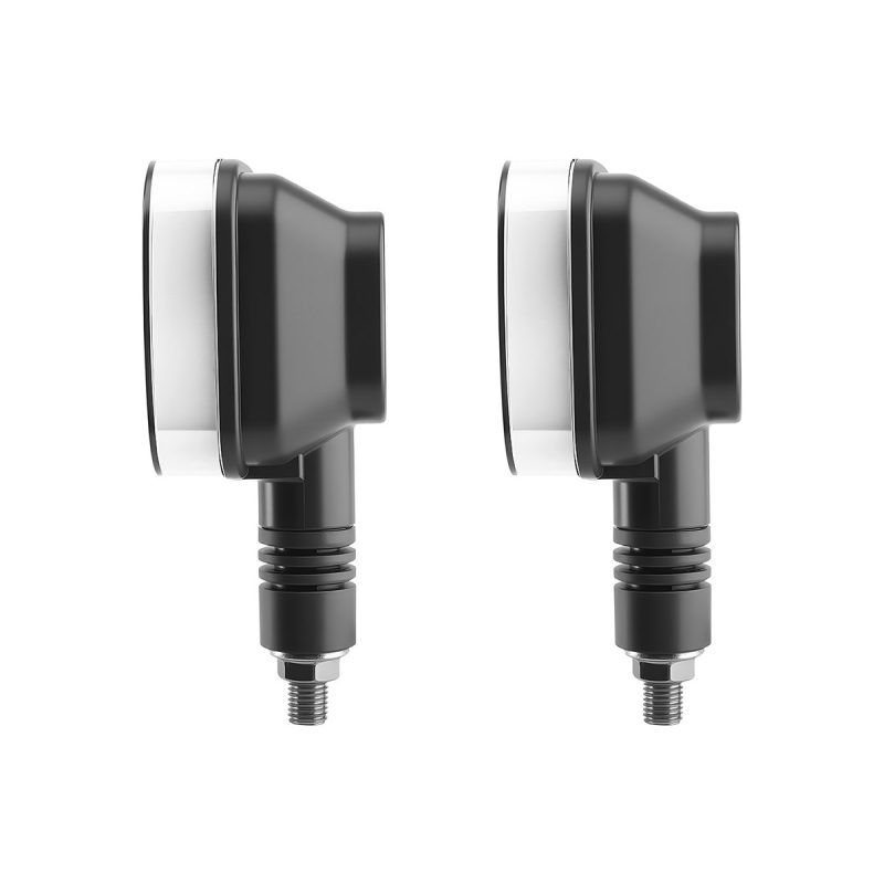 AC-0825 Square Arrow Motorcycle LED DRL Turn Signal Pair multi-view product reference