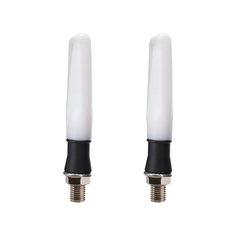 Ac 0832 Vertical Motorcycle Led Turn Signal Side View Side product view showing the slim vertical body profile and threaded mounting reference.