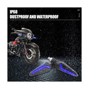 Ac 0834 Smoked Arrow Motorcycle Led Flow Turn Signal 06 Ip68 Source Reference Source image showing IP68 dustproof and waterproof reference.