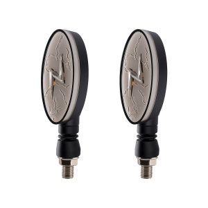 AC-0837 Oval Motorcycle LED DRL Turn Signal Pair main product reference
