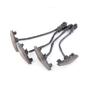 Amber Led Grille Marker Light Bar Kit 01 Amber Grille Main Amber LED grille marker light bar kit front view