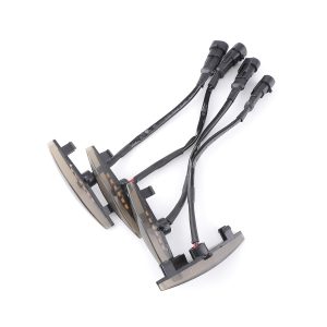 Amber Led Grille Marker Light Bar Kit 02 Amber Grille Pair Amber LED grille marker light bar pair with wiring