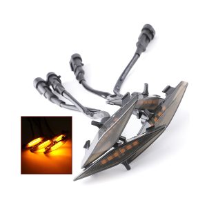 Amber Led Grille Marker Light Bar Kit 05 Amber Grille Effect Amber LED grille marker light bar lighting effect