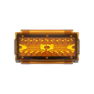 Amber Lens Dual Row Led Work Light 01 Amber Dual Front Amber Lens Dual-Row LED Work Light