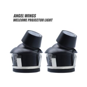 Angel Wing Welcome Projector Light Car Motorcycle 01 Angel Wing Main Angel Wing Welcome Projector Light for Car and Motorcycle