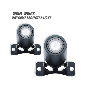 Angel Wing Welcome Projector Light Car Motorcycle 02 Angel Wing Moto Angel wing welcome projector light motorcycle module