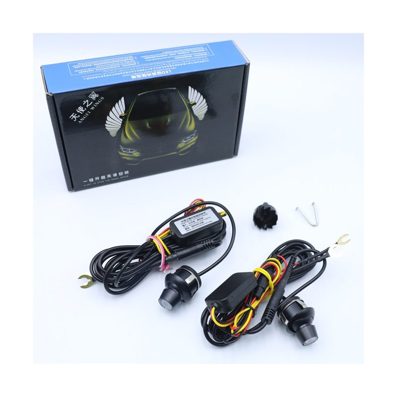 Angel Wing Welcome Projector Light Car Motorcycle 06 Angel Wing Kit Angel wing welcome projector light wiring kit and box