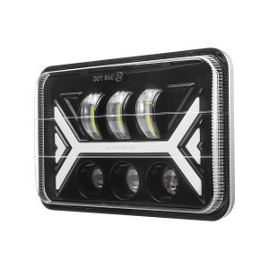 Angular Dual-Arrow 7 Inch Square LED Headlight