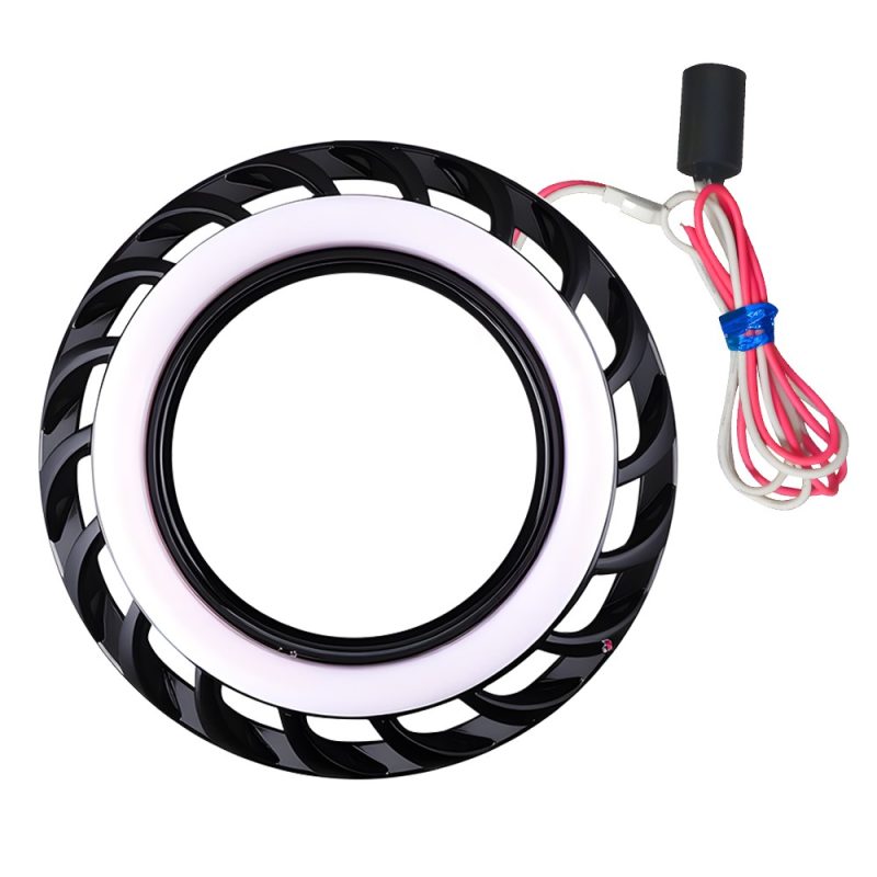Black Circular Light Guide Rotating Angel Eye Main Black Circular Light Guide Rotating Angel Eye 12V IP68