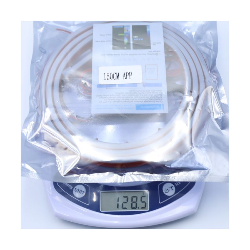 Bluetooth App Scanning Hood Led Drl Strip 150Cm Package 150cm APP package reference with 128.5g source weight reading.