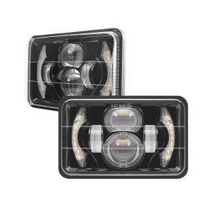 C-Shape 7 Inch Square LED Headlight product angle reference