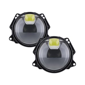 C3 Pro 3 Inch Led Projector Headlight Lens Kit 02 C3 Pro Dual Front C3-Pro 3 inch LED projector headlight dual lens front view