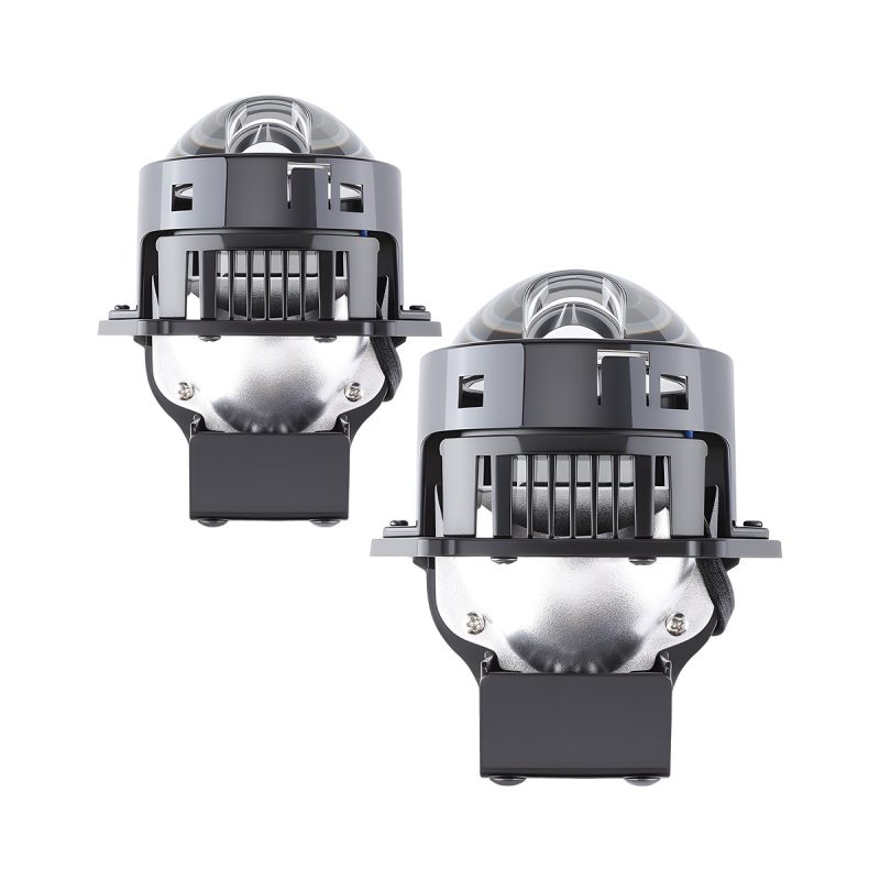 C3 Pro 3 Inch Led Projector Headlight Lens Kit 04 C3 Pro Back C3-Pro 3 inch LED projector headlight rear view
