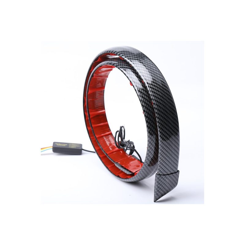 Carbon Fiber Texture Led Rear Spoiler Brake Light 04 Carbon Spoiler Brake Angle Angle reference for carbon fiber texture LED rear spoiler brake light