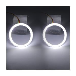 Cob Angel Eye Halo Ring White Amber Bifocal Lens Kit 05 Cob Bifocal White Pair COB angel eye halo ring white lit pair