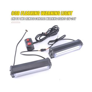 Cob Dual Row Led Strobe Warning Light Color Options 03 Dual Row Wiring COB dual-row LED strobe warning light wiring remote kit